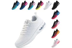 Hitmars Laufschuhe Damen Sportschuhe Luftpolster Atmungsaktiv Turnschuhe rutschfeste Leichtgewichts Straßenlaufschuhe Sneaker Joggingschuhe Fitness Schuhe Walkingschuhe EU 36-42