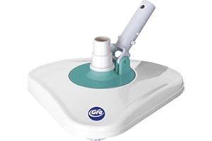 GRE Manufacturas Gré 40016 - Limpiafondos Triangular rotativo, 25 x 26 x 11 cm, Color Blanco y Verde Agua