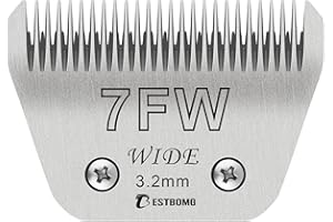 BESTBOMG Dog Grooming Replacement Blade Compatible with Andis/Wahl/Oster Dog Clippers (7FW)