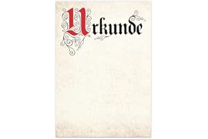 ‎TYPESTOFF TypeStoff Urkunde Blanko in Elefantenhaut-Optik für Gelegenheiten wie Auszeichnung, Belobigung, Ehrung, Anerkennung und Jubiläum im Privatbereich, im Beruf oder im Verein (5 Stück) - MP-00681-05