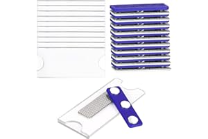 SCBOY Magneti per badge 10 pezzi, targhetta magnetiche facile da inserire e attaccare nomi