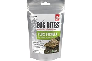 Fluval Bug Bites Aliment Complet pour Poissons mangeurs au Sol, M-L, 1 Paquet (1 x 130 g)