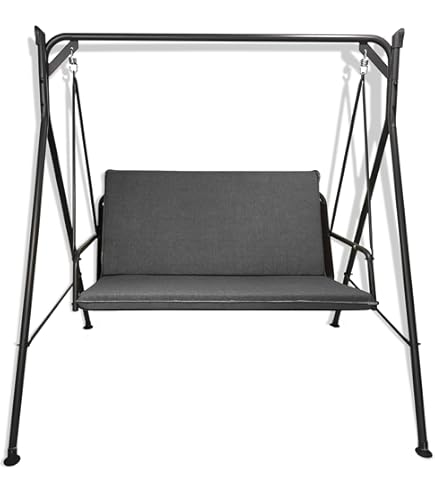 Cuscino Fasciato Per Dondolo Da Giardino - Made In Italy, Imbottito In Spugna, Sfoderabile, 4 Misure - Foto 7