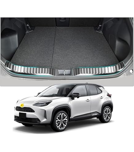 Tapis De Coffre Sur Mesure Pour Toyota Yaris Cross SUV (09/2021+) – TPE Antidérapant, Imperméable, Protection Complète - 3