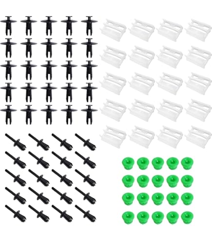Clips Fixation Bas De Caisse Pour BMW Série 3 E46 - Lot De 10, Compatible Nombreux Modèles 1997-2005