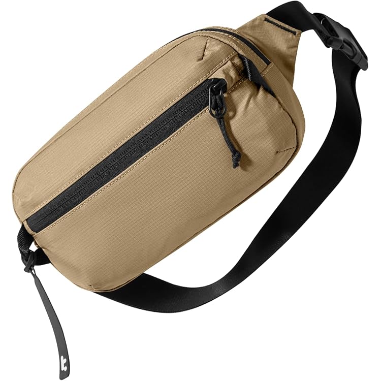Inateck Compacte Heuptas, 4 Liter, Stijlvolle Sling Bag Voor Heren En Dames Waterdichte Borsttas Schoudertas Crossbody Reizen School Wandelen 2105088808