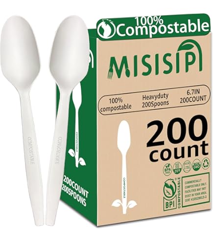 Disposable Cutlery For Parties FOOGO Green 150pcs Disposable Wooden Cutlery, 50 X Forks, 50 Bamboo Cutlery