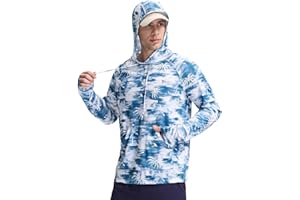BALEAF Rashguard męska koszulka z długim rękawem, szybkoschnąca, UPF 50+, bluza z kapturem, z długim rękawem