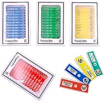 48 Stück Mikroskop Objektträger-Set – Biologische Proben Für Kinder & Studium