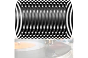 ZUWIJEQ 50 Pezzi Set di Cintura per Registratore a Cassette, Cinghie in Gomma, Nastro Piatto, Quadrato, Comune per Ripetitore DVD Drive - Nero, Mix Size