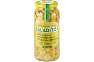 Saladitos Bote Cristal Altramuces Saladitos (pack 12 Ud), Sal Marina, 7200 Gramo