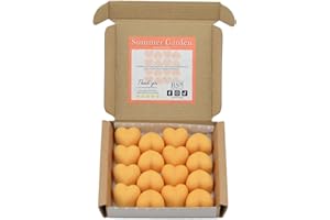 RS Wellness Summer Garden Highly Scented Wax Melts - 16 Wax Melts Gift Set - Handmade Home Fragrance - Vegan & Pet Friendly - Luxury Candle Alternative - Highly Scented Candle Gifts For Women