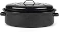 Set Di 2 Pirofile In Ceramica Verde Foresta – Teglia Da Forno 22,9x33 Cm Con Manici E Teglia Centrale