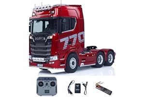 wheelfun KABOLITE 1/14 770S 100 RC Traktor LKW 6x6 Fernbedienung Lastwagen Auto 2-Gang Getriebe Differentialsperre Batterie Funk RTR Modell