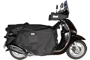 Oxford Scootleg, uniwersalny pokrowiec na skuter, czarny, rozmiar M