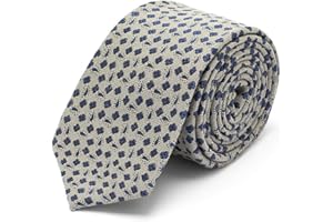 BRERA 67 Cravatta Uomo Elegante in Lana e Seta | Cravattino per Completo 148x8 | Cravatte Slim per Vestito da Cerimonia e per Abiti da Lavoro