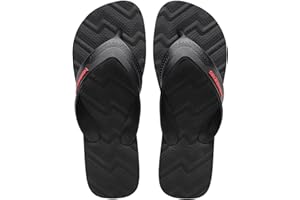 Havaianas - Track Waves, Chanclas Cómodas, Seguras y Duraderas, Tiras Anchas y Redondeadas y Suela Anatómica con Dibujo, Hombre