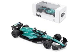 CMJ Aston Martin AMR24 F1 2024 - Modelo de Coche a Escala 1:43 - Fernando Alonso Edition | Modelo Coleccionable Altamente detallado | Producto Oficial
