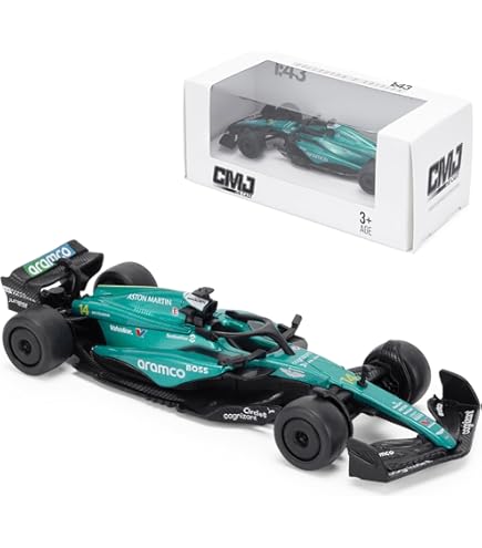 2004 Renault F1 Team R24 Nº8 + Figura Fernando Alonso + Urna