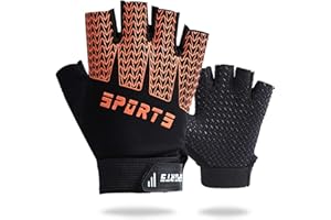 Keleily Gants Cyclisme Demi-Doigts,1paire Gants Vélo,Gants de Antidérapage Respirant vélo Demi-Doigts rembourrés Gants Enfant de Bike Gants de Cyclisme pour Enfants Gants de vélo pour Filles garçons