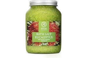 AROMATIKA TRUST THE POWER OF NATURE Sale Marino di Eucalipto Con Olio Essenziale Naturale 1300g - Sali da Bagno - Per Dormire Bene, Rilassarsi, Bellezza, Balneazione e Cura del Corpo