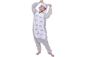 D'BOON Adultes Enfants Onesie Animal Pyjama Une pièce vêtements de Nuit Cosplay Costume