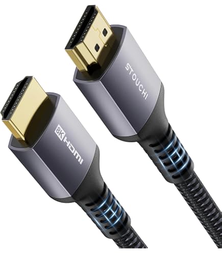 BYEASY Cavo HDMI 2.1 1 Metro 8K@60Hz: Compatibile Con TV, PC, PS5, Blu-ray