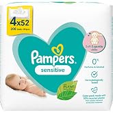 Pampers 81687197 Sensitive Baby ıslak mendil, beyaz