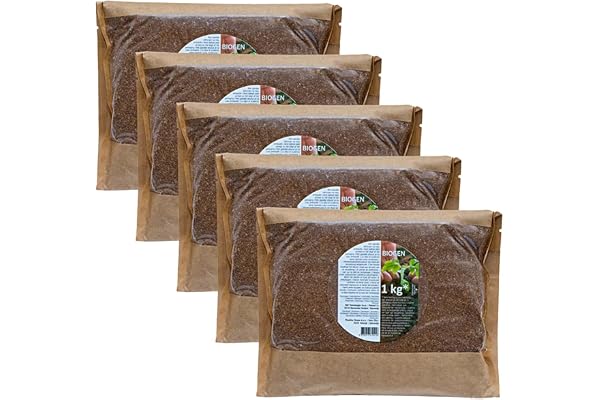 Skaza Bokashi Organko Activateur de Compost EM (Micro-Organismes Efficaces) – Activateur EM pour Déchets de Cuisine, Composteur et Engrais Naturel – 5X 1 kg