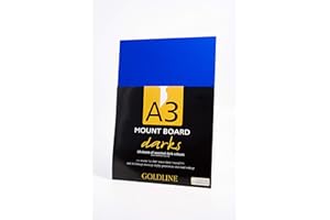 Clairefontaine - Ref GMB3/ASTDZ - Goldline Mount Board (Pack of 10) - A3 Sized, Acid Free, pH Neutral, 1.25mm Thick, 750gsm - Assorted Light Colours - Suitable for Model-Making & Framing