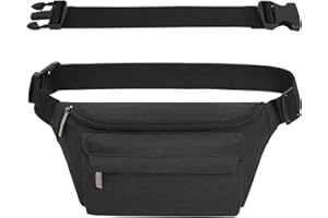 IHIGOGOFA Bumbags Waist Pack Fashion Bum Bag with 30cm Extended Belt Fanny Pack for Dog Walking Climbing Hiking Travel Cycling Girls Ladies Men Women