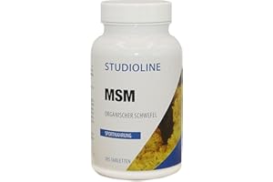 B.P.V Comprimés MSM | 105 gélules | Dose maximale de 5000 mg dose quotidienne | Soufre organique | Méthylsulfonylméthane