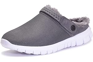 Eagsouni Pantofole da Uomo Donna Inverno Caldo Pelliccia Zoccoli e Sabot Impermeabile Comode Antiscivolo Scarpe da Giardino Ciabatte All'aperto/Interno