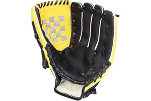 Acidea Baseball-Handschuh-Sport-Schlaghandschuhe mit Baseball-PU-Leder, verstellbar und bequem, für Kinder, Jugendliche, Erwachsene, rechte Hand, linke Hand