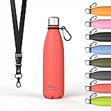 Daikoku, Bottiglia Termica in Acciaio Inossidabile | Doppia Parete Isolante | 100% Antifuga | Sicura e Salutare, Free BPA | M