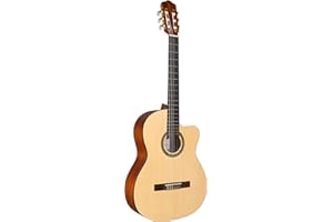 Cordoba C1M-CE Acoustic-Electric Cutaway Nylon String Classical Guitar, Natural, Protégé Series