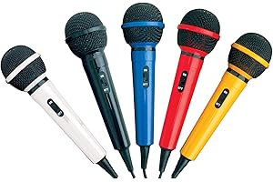 Mr Entertainer Microphone Kit with 5 Colours of Microphones