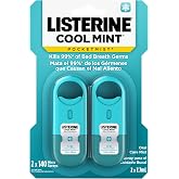 Listerine Pocketmist Soğuk Nane Ağız Bakım Sisi K&ouml;t&uuml; Nefesten Kurtar, 2'li Paket