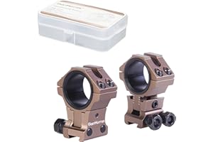 WestHunter Optics - Anneaux de Montage Précis pour Queue d'aronde de 11 mm, Support de Lunette de Visée à Hauteur Réglable pour Tubes de 25,4 mm et 30 mm | 6 Couleurs