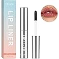 LOPHE Peel Off Lip Liner, Peel Off Lip Stain, Infused with Hyaluronic Acid & Vitamin, Waterproof, Transfer-proof, Highly Pigmented Peel Off Lip Liner Tattoo Long Lasting Makeup Gift for Women