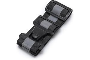 AYKRM Gilet réfléchissant Ceinture de Course/réfléchissant de Haute Visibilité - réglable Pratique pour Sport, Nuit sécurité - Accessoire léger et Confortable de Sport