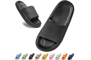 IDEINER Unisex Ciabatte Nuvola Ultra Morbide Pillow Slides Doccia Antiscivolo con Suola Spessa Comode Eva Pantofole Taglia 36-47