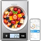 RENPHO Smart Food Kitchen Scale, Food Weight Scale with Nutrition Calculator, Digital Food Scale Gram and Weight Loss, Calories