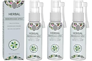 ENDXEDIO Hemocare Lot de 3 sprays pour hémorroïdes à base de plantes naturelles, soulagement rapide des hémorroïdes et des poissures anales, pour apaiser les hémorroïdes externes 30 ml