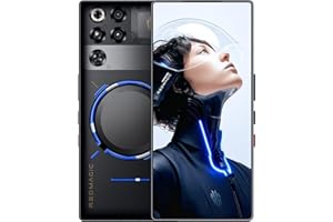 REDMAGIC 11 Pro 144Hz Smartphone Gaming, 5G Android Téléphone Portable, 16GB RAM+512GB ROM, Snapdragon 8 Elite Gen 5, 6.85" 1.5K AMOLED Écran, FHD+, 50MP Caméra, 80W Chargeur, Transparent