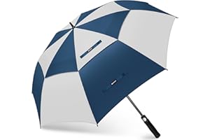 KEYHOT Paraguas Golf Grande M/L/XL/XXL - Resistente Automatico Paraguas De Golf Antiviento - Irrompible Viento Fuerte Paragua Golf Doble Capa Gotta Hombre