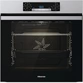 Hisense BI62216AXE2 &ndash; Hydrolytic Oven, Class A, Telescopic Guide, Large Capacity 77L, Simultaneous Cooking x5, Double Grill,