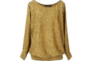 Emma & Giovanni - Sudadera con con Perlas en los Hombros - Mujer