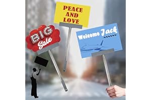 CUYACILI 2 Pièces Porte Affiche A4 A3 Support Pour Affiche Panneau D'affichage Présentoir Publicitaire Remplaçable Pied Remplaçable Portable Ramassage à L'aéroport Pancartes