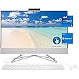 HP Newest All-in-One Desktop , 23.8" Full HD Touchscreen, 11th Generation Intel Core i7-1165G7 Processor, Intel Iris Xe Graphics, 16GB RAM, 256GB SSD + 1TB HDD, Webcam, Win 11 Home (Upgraded)